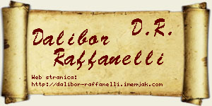 Dalibor Raffanelli vizit kartica